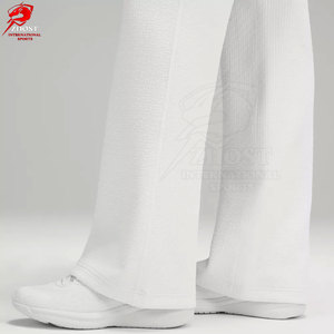Custom Urban Fashion Comfortable <b>Stretch</b> Waist Women Flare Track Pants For Stylish Daily Outfit And Travel Activities - Product Image 3