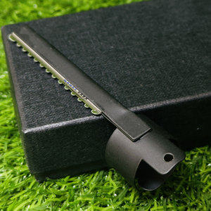 <b>Black</b> Color Best Quality Professional Barber Thinning Razor Stainless Steel Finger Handle Single <b>Edge</b> Blade Hair Cutting - Product Image 2