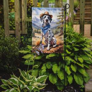 Bandera de jardín de bienvenida de vaquero Dálmata, buzón Multicolor, bandera decorativa para patio, obra de arte de Patio para camas de flores, tamaño de jardín - Product Image 2