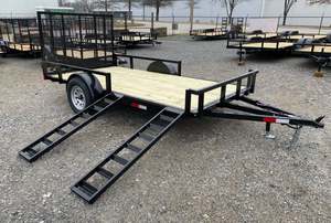 Remorque utilitaire haut de gamme 5 x 12, remorque utilitaire paysagère 3K à côtés hauts, livraison rapide et fiable - Product Image 3