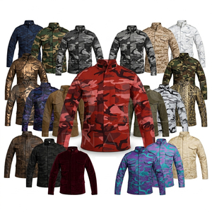 Fashionable Trendy Custom Camouflage Print Stand Collar Lightweight Outdoor Jacket Full Sleeve Casual <b>Zip</b> <b>Up</b> Windbreaker Jacket - Product Image 1