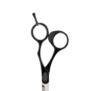 Ciseaux de coiffure professionnels en acier inoxydable avec manche en alliage de zinc noir, design élégant, pour droitiers - Product Image 5
