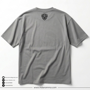 เสื้อยืดสีเทาสำหรับผู้ชาย พิมพ์ลายการ์ตูนตลก แขนสั้น คอกลม ทรงปกติ สวมใส่สบาย พิมพ์ลายดิจิทัล ผ้าฝ้ายเจอร์ซีย์ - Product Image 4