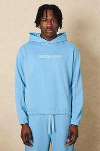 Sweat-shirt à capuche noir pour homme, logo personnalisé, manches longues, pull à capuche avec poche kangourou, streetwear décontracté, vêtements en gros OEM ODM - Product Image 6