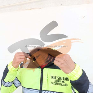 Chaquetas de Seguridad de Verano para Hombre de Alta Calidad, ANSI Clase 1, Logotipo Personalizado, Ropa de Trabajo Reflectante, LED Intermitente, Impermeable, Poliéster - Product Image 2