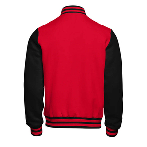 Custom logo Streetwear High Quality Embroidery Varisty Jacket Winter Fleece Leather Bomber Letterman Varsity Jacket for <b>Men</b> - Product Image 3