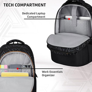 Sac à dos léger en polyester, confortable et respirant, avec fermeture éclair et multiples poches, personnalisable avec logo – Meilleur fournisseur, prix de gros - Product Image 4