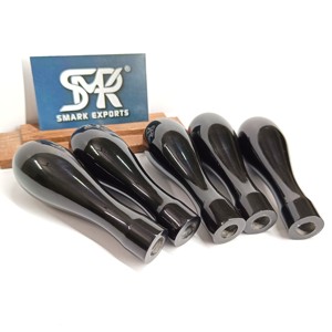 Natural Buffalo Horn Handle for Tools Smooth <b>Black</b> <b>Polished</b> Rounded Grip Eco Friendly Durable Industrial Use Bulk - Product Image 4