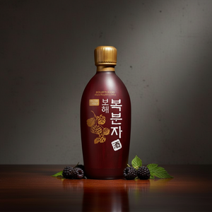[MangoCom] Licor Coreano Original BOHAE BOKBUNJA, Sabor Suave y Destilado Profesionalmente, Botella de Alcohol de Bayas - Product Image 1