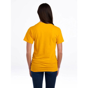 เสื้อยืดเจอร์ซีย์ส์ สไตล์ดูดซับความชื้น ผลิตจากผ้าฝ้ายผสมโพลีเอสเตอร์ 50/50 ขายส่งจำนวนมาก เสื้อยืดเปล่าแบบยูนิเซ็กซ์ รับสกรีนโลโก้ตามสั่ง - Product Image 4