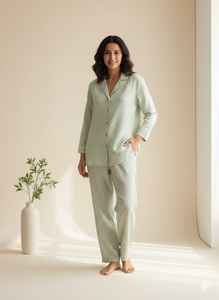 Conjunto de Dos Piezas para Dormir para Mujer, Pijamas de Talla Grande, Trajes de Dormir de la Mejor Calidad, Diseño Único, Mejor Precio, Vestido de Dos Piezas - Product Image 5