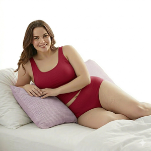 Culottes Hipster Femme Signature Fit en Maille Respirante Extensible Teinte Unie Écologique Confort Quotidien Couvrance Totale - Product Image 1