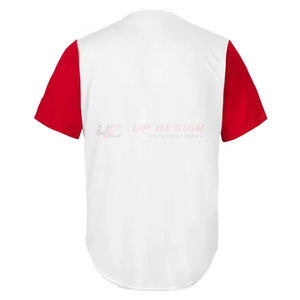 Up Design <b>International</b> Factory Made Unique Design Short Sleeve Breathable Baseball Jersey Custom Logo Printed for Unisex - Product Image 2