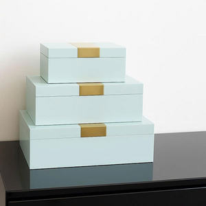 Élégante boîte à bijoux en laque, haute qualité, artisanale, boîte à bijoux en laque orientale du Vietnam - Product Image 1