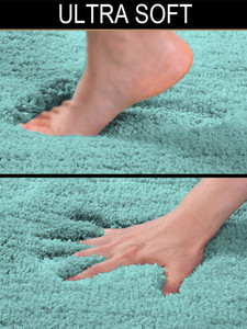 Tapis de bain en microfibre ultra doux, personnalisé, moderne, classique, très vendu – Tapis de salle de bain super absorbant et antidérapant - Product Image 3
