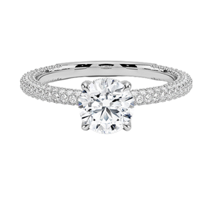 Luxury White Silver <b>Crystal</b> <b>Ring</b> for Women Modern Wedding Engagement Anniversary Jewelry Gift - Product Image 2