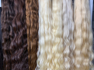 Extensions de cheveux Remy de haute qualité, 100% vierges, cuticules alignées, ondulations naturelles soyeuses et droites, prix de gros imbattable - Product Image 4