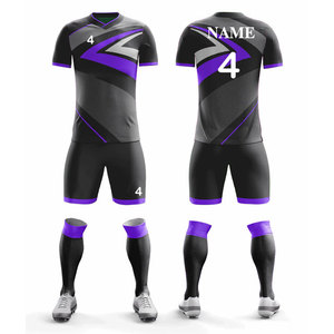 Football Uniform with Digital Print Customized Short Sleeve Matching Shorts Practice Wear Team Wear Club Uniform <b>Soccer</b> Suit - Product Image 1