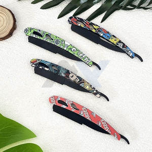 Oferta Especial: Navaja de Afeitar Desechable para Barbería, Plegable, con Hoja Metálica Profesional, para Afeitar Barba y Cortar Cabello - Product Image 6