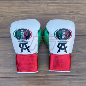 Gants d'entraînement de boxe personnalisés |   Cuir véritable |   Évacuation de l'humidité Séchage rapide |   Fermeture à lacets avec boucle auto-agrippante - Product Image 3