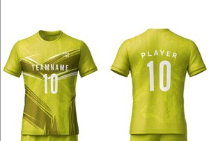 Uniforme de Fútbol Personalizado para Hombre, Conjunto de Fútbol Premium, Corte Regular, Cuello Redondo, Diseño Geométrico Sólido, 100% Poliéster, Impermeable, de Secado Rápido - Product Image 2