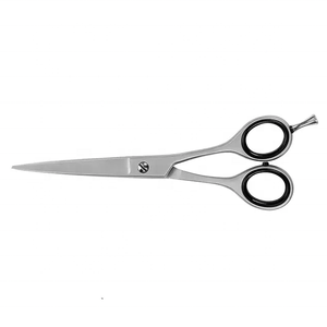 Nouveautés de haute qualité : Ciseaux de coiffure professionnels Tegra pour salon, toilettage d'animaux et barbier, ciseaux à effiler incurvés en acier inoxydable avec poignée en caoutchouc - Product Image 5