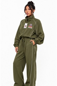 <b>Women's</b> Casual Solid Summer Waterproof Performance Windbreaker Tracksuit Set Sports <b>Jacket</b> Matching Running Pants Activewear - Product Image 4