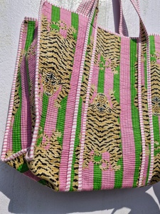 Quilted Cotton <b>Vintage</b> Lightweight <b>Tote</b> <b>Bag</b> Solid Color Makeup Pouch Travel Cosmetic Organizer Handmade Shoulder <b>Bag</b> Gift for - Product Image 4