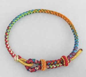 High QualityWoven Buddhist Lucky Rope Bracelet for <b>Men</b> or Women Tibetan Knots Bracelet - Product Image 4