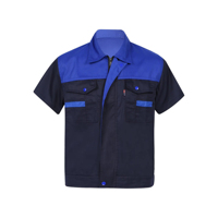 Chemise de travail personnalisée multicolore, légère, à manches courtes, vêtements de travail pour usine, plombier, réparateur, uniforme de travail
