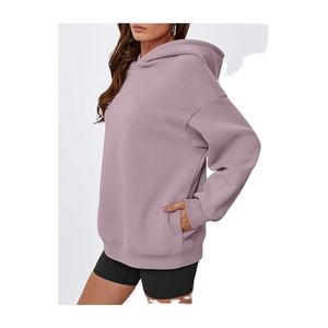 Último Vintage invierno primavera suéter de gran tamaño con capucha estilo holgado algodón sudadera impresión Digital lavado con capucha sudaderas holgadas - Product Image 4