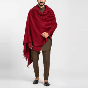 Châle pour homme, doux et chaud, élégant, style traditionnel, tissu confortable, idéal pour l'hiver et le quotidien - Product Image 1