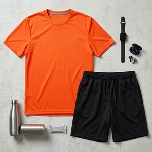 Uniforme de Tenis para Hombre de Alta Calidad, Ecológico, Estampado, 100% Poliéster - Product Image 5