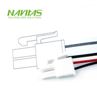 وصلة أسلاك مخصصة بموصلين من نوع Molex 39-01-2025، صفان، 4 أزواج، بمسافة 2 بين، متوافقة مع RoHS، نحاس مطلي بالقصدير، PVC، إلكترونية