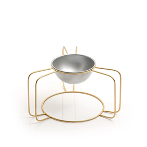 Bol de service en aluminium artisanal moderne, fabriqué par un fabricant fiable, pour une cuisine élégante et une présentation quotidienne des repas rehaussée. - Product Image 4