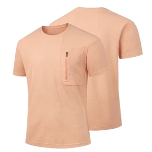 Camiseta de Manga Corta Casual para Hombre, de Secado Rápido, 260g, Corte Holgado, 100% Algodón de Alta Calidad, Camisetas Lisas para Hombre, Peso Pesado - Product Image 5