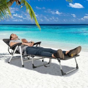 Sdraio Pieghevole da Spiaggia con 7 Posizioni Regolabili, Comfort Premium per le Tue Vacanze al Mare - Product Image 5