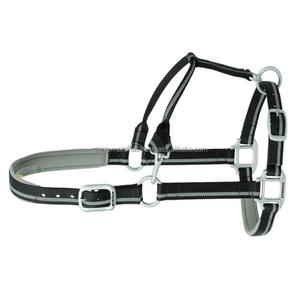 Cómoda correa de nailon colorida Halter de caballo de nailon reflectante con garganta enrollada y forro de neopreno Halter resistente - Product Image 5