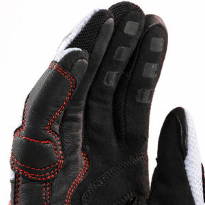 Motorcycle Racing <b>Gloves</b> Full Finger Leather Mesh Breathable Non-Slip Protective <b>Touchscreen</b> Unisex Hook Loop Closure <b>Gloves</b> - Product Image 3