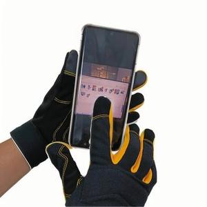 Guantes de Seguridad de Cuero Personalizados, Completos, Suaves, Cómodos, Transpirables, para Construcción Industrial, Soldadura y Protección Laboral - Product Image 4