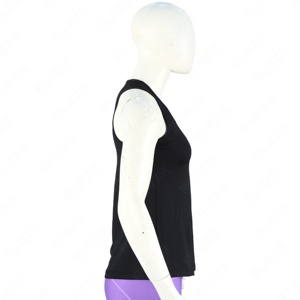 Gilets imperméables noirs vierges personnalisables pour femmes, avec service de personnalisation de la conception, de la couleur et du logo, maillot de sport féminin personnalisé - Product Image 5