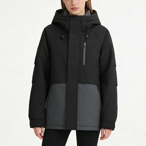 Factory Wholesale Unisex Softshell Jacket Comfortable <b>Warm</b> Casual Outdoor <b>Waterproof</b> Winter Stand Collar Front Logo - Product Image 5