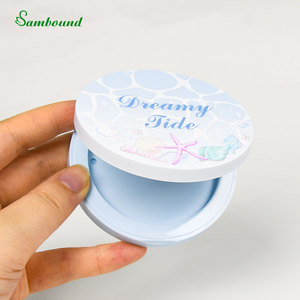 Wholesale 2/4/11G Replaceable <b>Powder</b> <b>Compact</b> Single-Color Round Magnetic Design 3D Printed Cosmetic Case High Quality - Product Image 4
