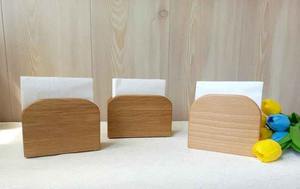 Porte-serviettes en bois de qualité supérieure pour table à manger, organiseur de mouchoirs fait main, accessoire de table écologique pour cuisine et restaurant - Product Image 3
