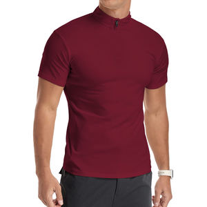 <b>Men's</b> Performance Quarter Zipper Pullover Athletic Fit Short Sleeve <b>T</b>-<b>Shirt</b> Breathable Lightweight Mock Neck <b>Shirt</b> For <b>Men</b> - Product Image 6