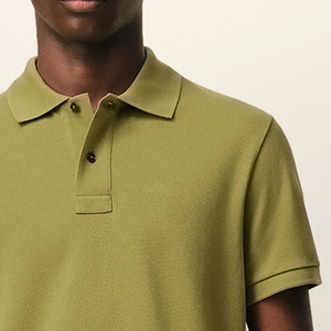 Men Slim Fit Polo T-Shirt Short Sleeve Comfortable Breathable Turn-<b>Down</b> T-Shirt / Factory Price Shirt Custom Plain Polo T- Shirt - Product Image 4