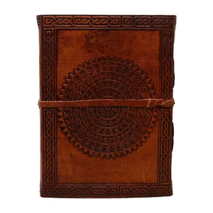 Star Stone 3D Embossed <b>Leather</b> Hardcover Journal Notebook <b>Diary</b>-Blank Book for Gift 120 Sheets Personal Notes & Creativity - Product Image 2