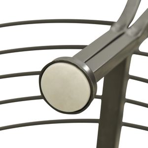 Panca da Esterno Rotonda Grigio Argento, Diametro 63 Pollici, per Patio e Giardino - Product Image 6