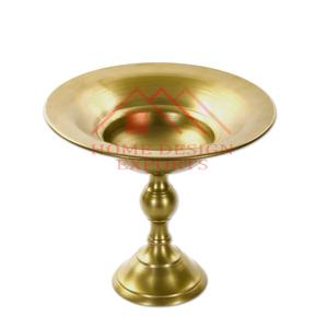 Centros DE MESA DE BODA Centros de mesa de interior y exterior Compota Tazón Florero para la venta Pedestal de metal romano Florero - Product Image 6