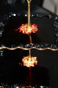Handmade <b>3</b>-<b>Tier</b> Resin Tray: Gold Geode Cupcake <b>Stand</b> - Product Image 4